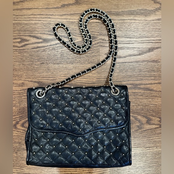 Rebecca Minkoff Black and gold cross body bag - Picture 3 of 13
